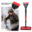 1Set - Und Schneeschaber Auto Mit Aluminiumgriff Rot Eva- 10