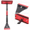 1Set - Und Schneeschaber Auto Mit Aluminiumgriff Rot Eva- 3