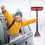 1Set - Und Schneeschaber Auto Mit Aluminiumgriff Rot Eva- 11