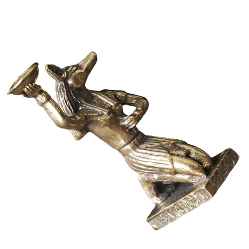 messing-statue aus dem alten ägypten,