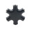 Snowflake 6- 3,5 Mm Splitter Voor Hoofdtelefoon Adapter 1