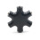 Snowflake 6- 3,5 Mm Splitter Voor Hoofdtelefoon Adapter 6