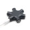 Snowflake 6- 3,5 Mm Splitter Voor Hoofdtelefoon Adapter 8