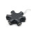Snowflake 6- 3,5 Mm Splitter Voor Hoofdtelefoon Adapter 4