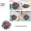 90 G/Pack Gemischte Dekorative Alphabet Pailletten 8 Mm 7