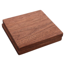 2Stk Nußbaum Furnierplatten 10X10 Cm Dicke Sperrholz Unbehandelt Für Diy