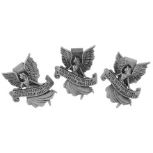 3 Stks Metalen Autozonneklepclip Met Engel Charme Voor Veiligheid
