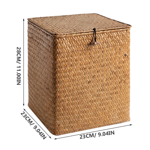 Storage Mand Met Rieten Geweven 1