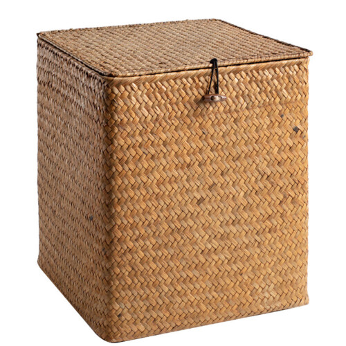 Storage Mand Met Rieten Geweven 2