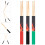 6St Drumsticks 5A Percussie Esdoorn Kleurig Drum 7