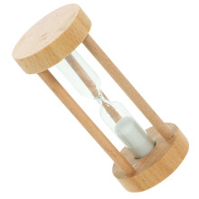 3 min holz sanduhr weißer tischdekoration schreibtisch