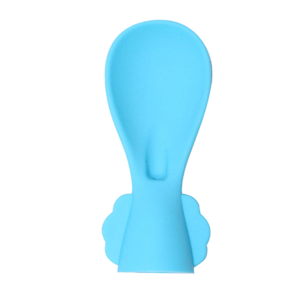 Silicone Spoon for Baby Food Pouches Training Rice Cereal Food Feeder for Kids Feeding Multicolor