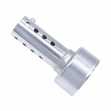 Motorcycle muffler Motorcycle Adjustable Silencer Noise Sound Eliminator Exhaust Adjustable Muffler Silencer Length 84x42/45/48/mm Color 84X45mm
