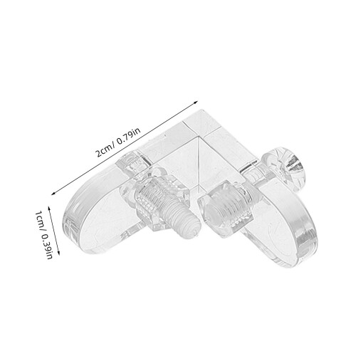 15 transparente -eckwinkel für vitrinen und display-boxen 2