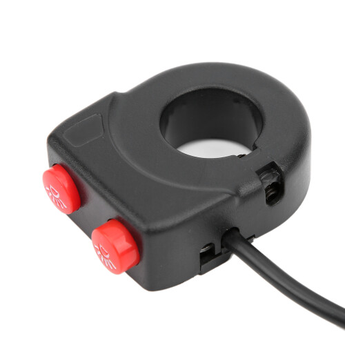 Interruptor de manillar para motocicletas con función de bocina e interruptor de intermitentes. Control universal. Interruptor 3 en 1 resistente al 2