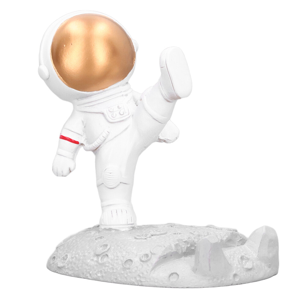 Desk Accessories Home Decor, Desk Accessories Home Decor Featuring A Stylish Astronaut Figurine Phone Stand 4 Modern Workspaces, Resin Astronaut Golden 9139052760929