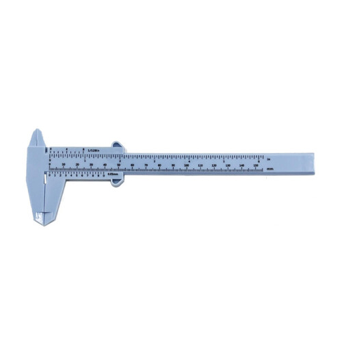 150mm Double Scale Vernier Caliper with Inch and MM Marking, Precision Rust‑Resistant for Students