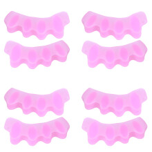 Distanziatori in silicone per le dita dei piedi per ripristinare la forma naturale del piede, correttori per alluce valgo con proprietà di