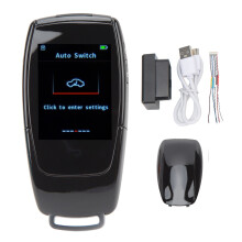 Accesorio automotriz avanzado, control antirrobo para vehículos con pantalla de alta resolución y función de bloqueo de puertas mediante soporte