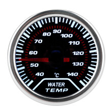 Medidor de temperatura do líquido de arrefecimento automotivo com sensor eletrônico, display super brilhante de 2 polegadas, estilo corrida, para