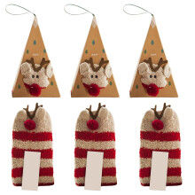 Kreativ høytidsdekor, festlig atmosfæreskaper, LED-juledekorasjon, lysende skrivebordsornament, julefestpynt for minneverdige høytider