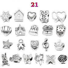 Bijoux personnalisables sur le thème des contes de fĂ©es, perles et breloques assorties, chaĂ®nes de bracelet ajustables pour filles, boĂ®te Ă