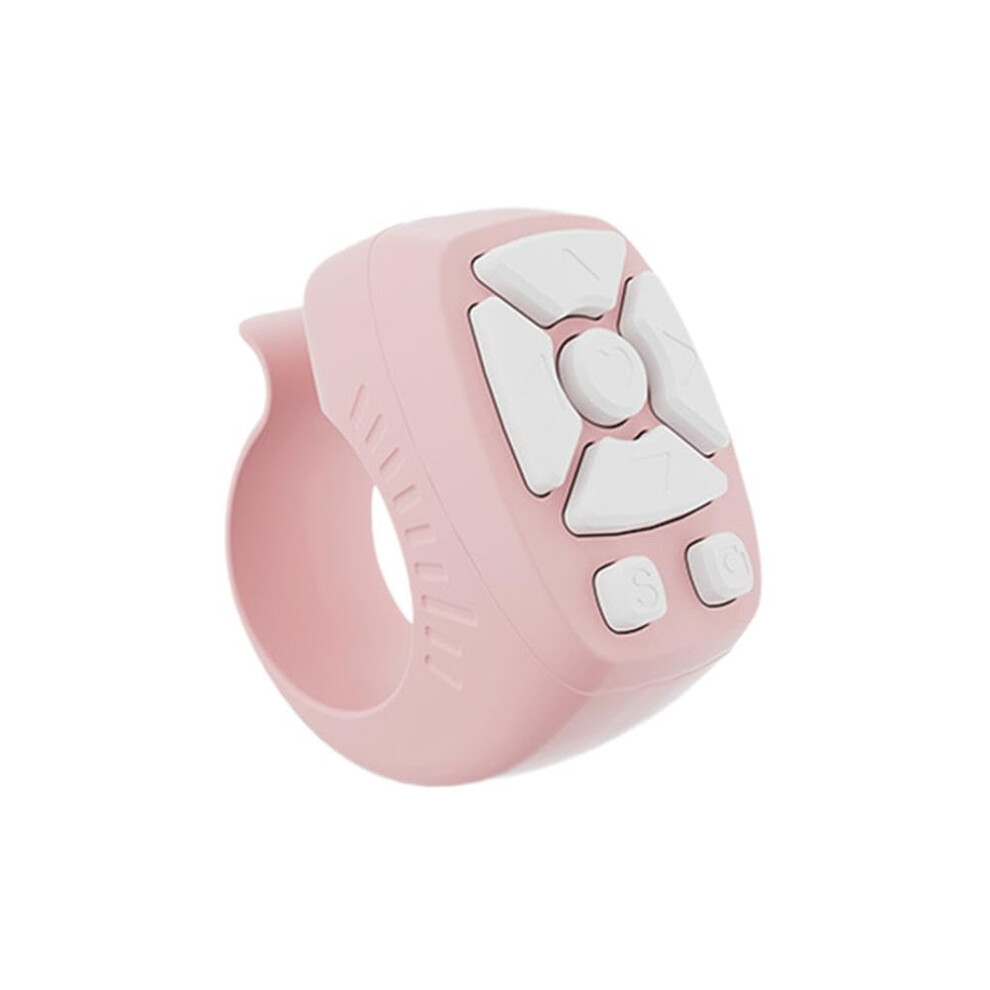 Bluetooth Remote Control For Selfie Video, Page Turning And Browsing, 1Pcs Pink 9365049475228