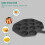 12 Fleischbällchen-Form, -Hersteller, Eier-Tablett, Grillplatte 10