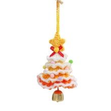 Crochet Christmas Tree with Bell Knitted Tree-L style