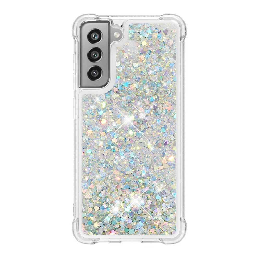 Miagon Glitter Sparkle Moving Quicksand Cover For Samsung Galaxy S24 Plus 9426802981636