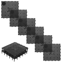 10Stk Aquarium Filterplatte PVC Bodenfilter Montage