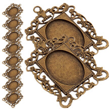 10 Stuks Zetting Hanger Schotels Voor Hars Sieraden