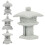 4er-set -pagode, diy- -landschaftsdekoration 8