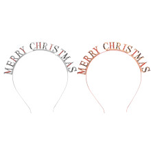 2Stück Fashion Buchstabe Stirnband Weihnachten Haar Legierung