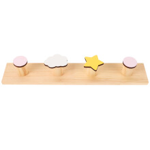 Cute Wandhaken Für Kinderzimmer Holz Kleiderständer Rucksäcke Handtücher