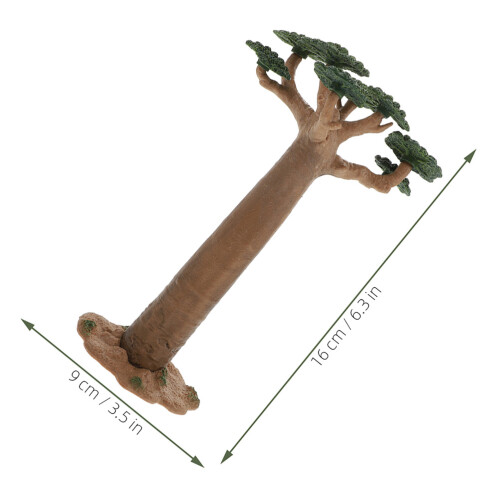 2 Stuks Boommodel Mini Plantenmodel Realistisch Decor 1