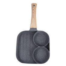 NonStick Sandwich Mold Egg Frying Pan Breakfast Skillet Aluminum Alloy Easy to Clean