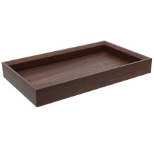 Wood Tee Servierplatte Rechteckiges Holz Tablett Für Snacks