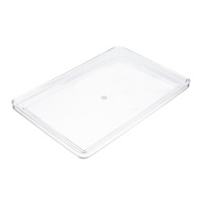 1 Lebensmittelplatte Vielseitiges Tablett (Transparent)