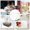 1 Lebensmittelplatte Vielseitiges Tablett (Transparent) 8