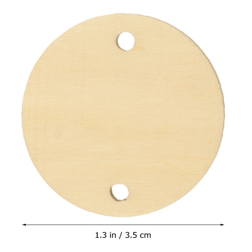 Mini Holz Bastelset Mit Löchern Und Ringclips, 240 Teile 1