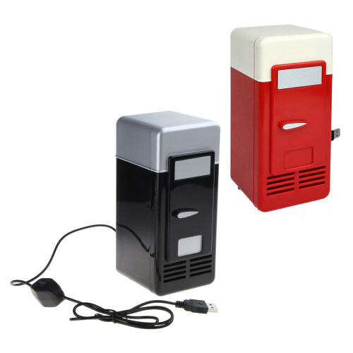 Mini Car Refrigerator USB Multifunction Home Travel-Black 1