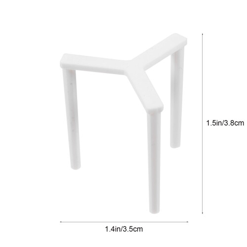 100St Wit Plastic Pizza Tripod Steunframe Stapelbare Pizzahouder 1