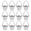 12Stk Mini Eimer Deko Eisen Silber Garten & Accessoires 10