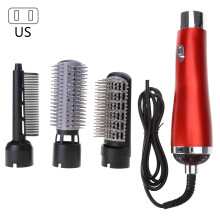 Salon One Step Hot Air Brush Anti-Scald Negative Ion-red US