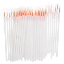 100Stk Nylon Eyeliner Applikator Weiß Make-Up Für Damen