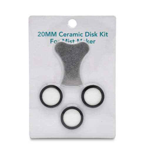 20 mm/0.78 inch Ceramic Discs Kit Mist Maker-3 slices