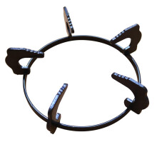 Wok Rings Wok Rings Stove Cast Iron Stove Burners Pans Stand Holder Ranges Replacement Part Kitchen Hob Stand Electroplated Black