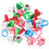 30 Stuks Kerst Ringen Vingerringen Voor Kinderen Plastic 5
