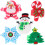 30 Stuks Kerst Ringen Vingerringen Voor Kinderen Plastic 3